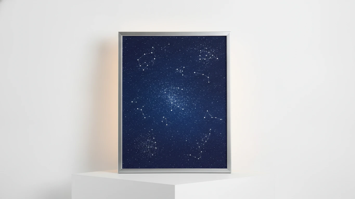Customized Night Sky Star Map