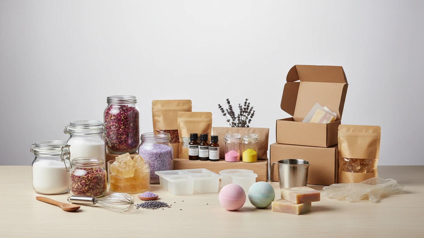 DIY Bath Bomb and Natural Soap Making Kit