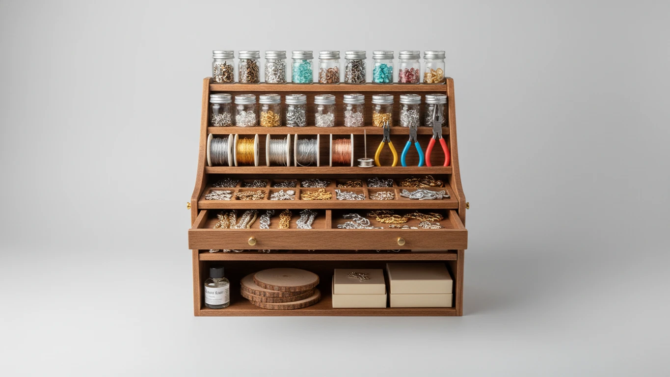 DIY Charm Jewelry Making Station