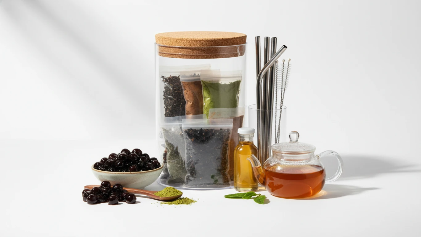 DIY Gourmet Bubble Tea Kit