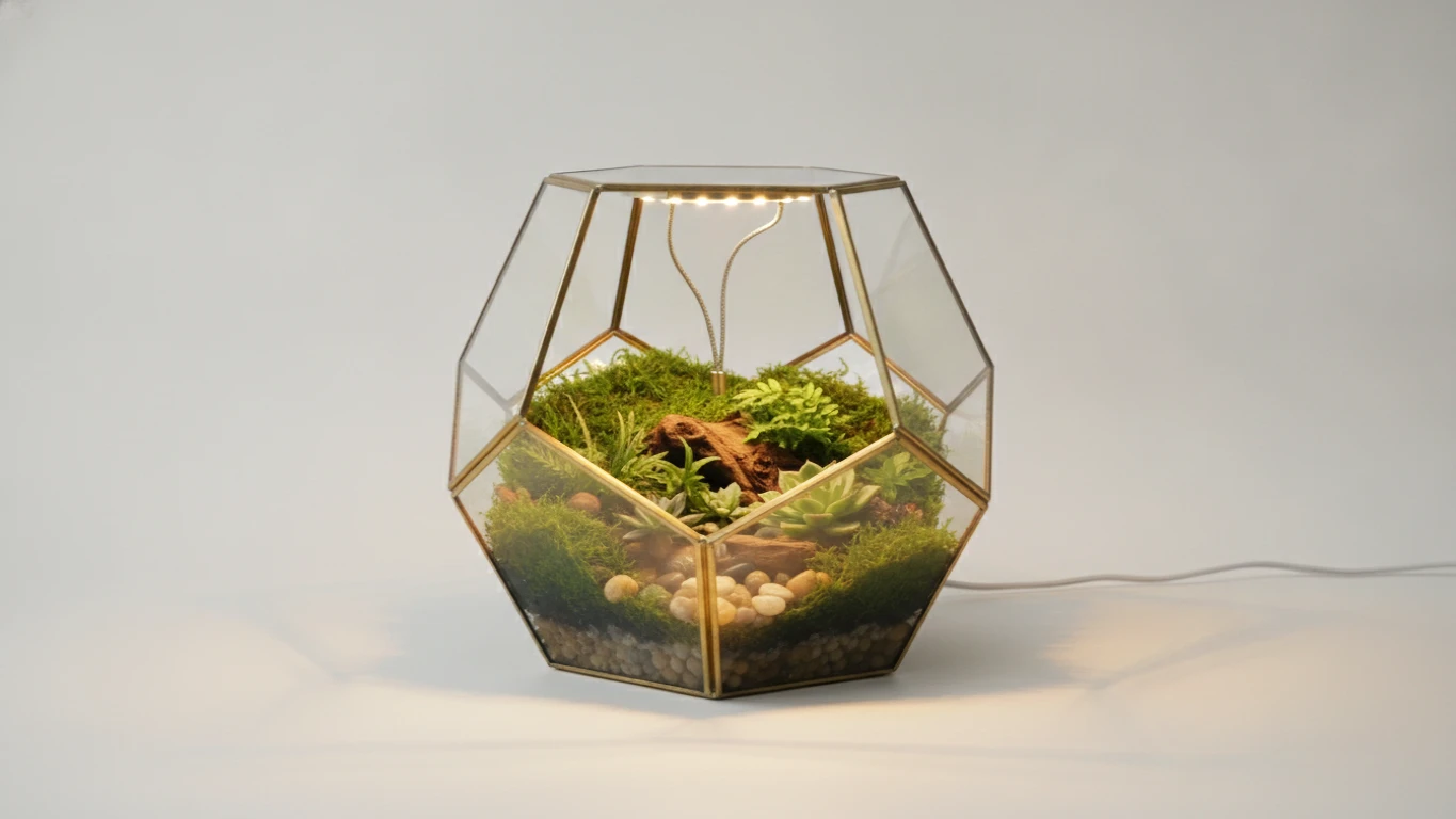 DIY Terrarium with LED Light
