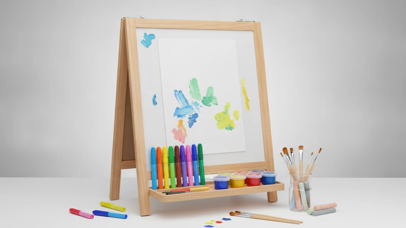 Deluxe Washable Art & Easel Set