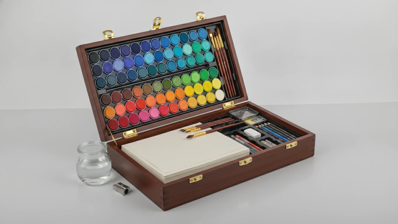 Deluxe Watercolor Painting and Sketching Kit