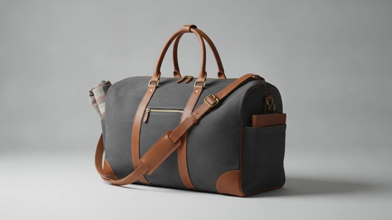 Designer Canvas Weekender Travel Bag