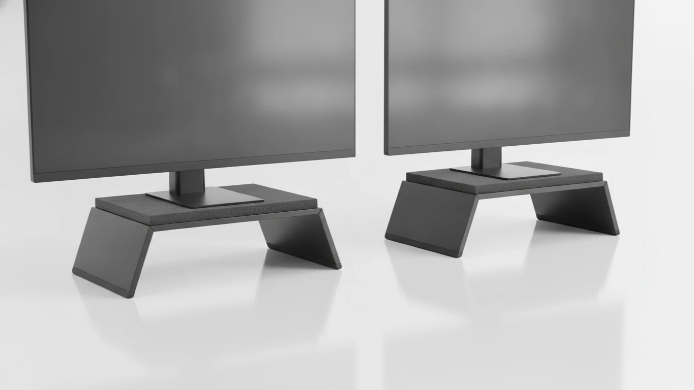 Desktop Isolation Monitor Stands