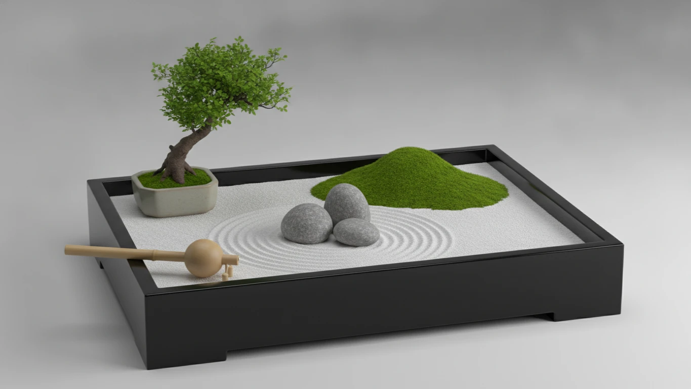 Desktop Miniature Zen Garden