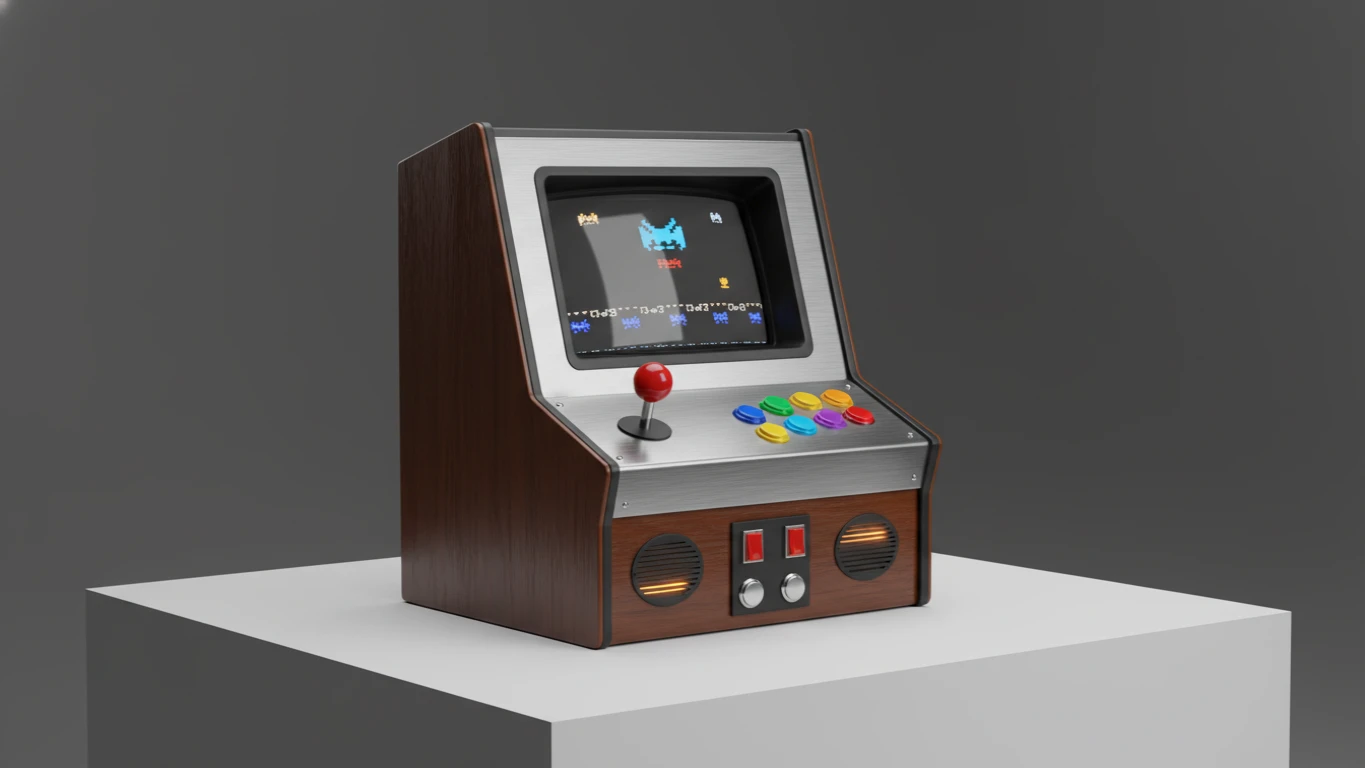 Desktop Retro Arcade Console
