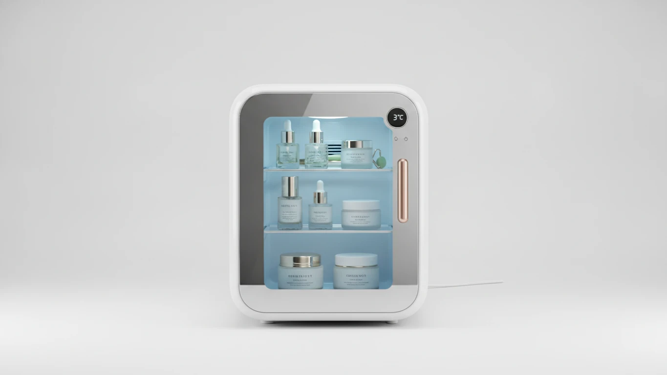 Desktop Skincare and Beauty Fridge