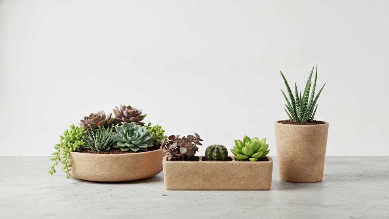 Desktop Succulent Planter Set