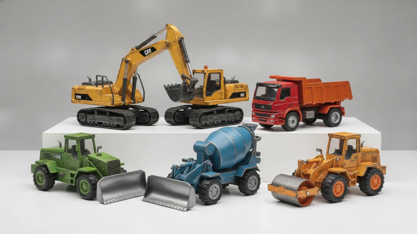 Die-Cast Construction Vehicle Set