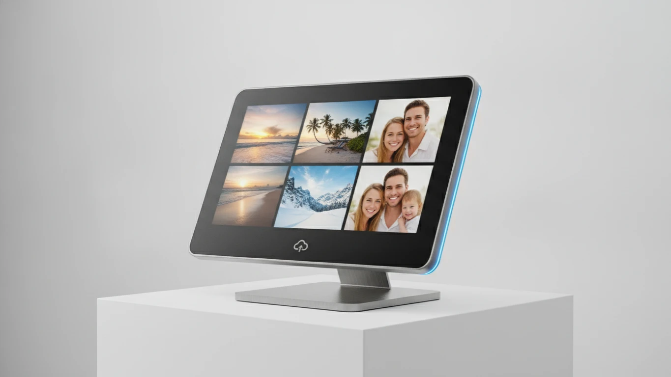Digital Photo Frame with Instant Cloud Sharing