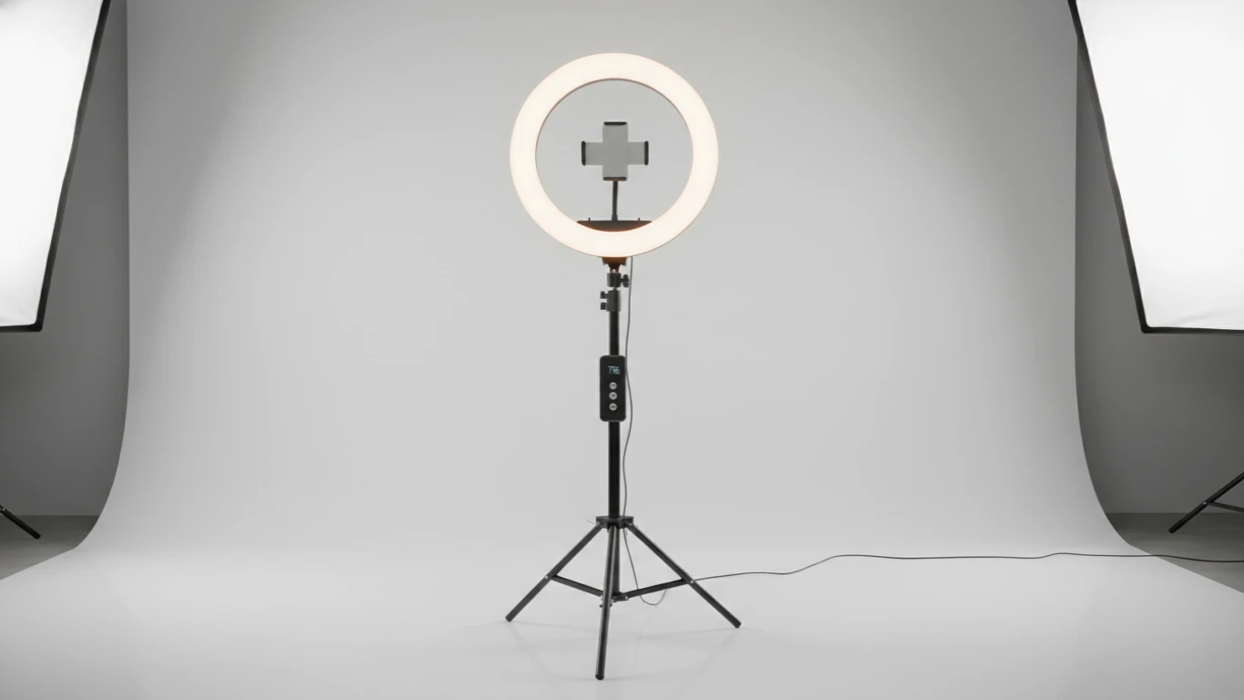 Dimmable LED Ring Light for Content Creation