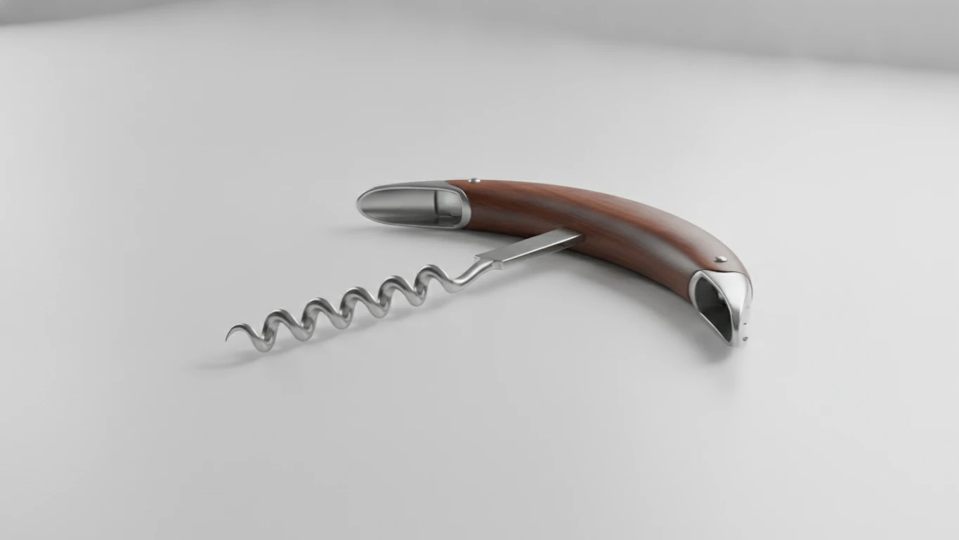 Double-Hinged Professional Corkscrew