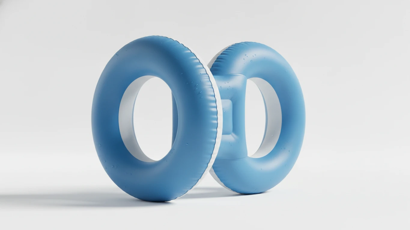 Double Inflatable Pool Trainer