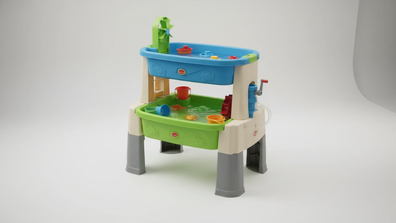 Double-Level Outdoor Water Table