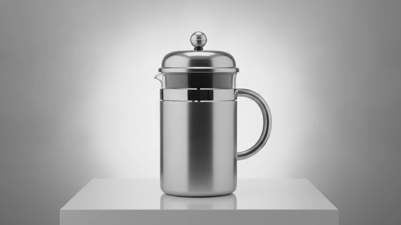 Double-Wall Stainless Steel Coffee Press