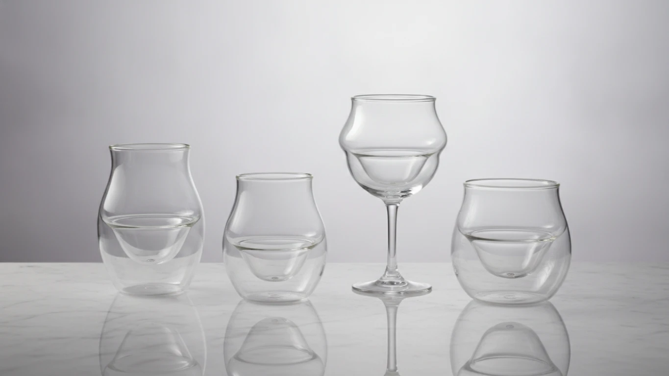 Double-Walled Glass Tasting Set