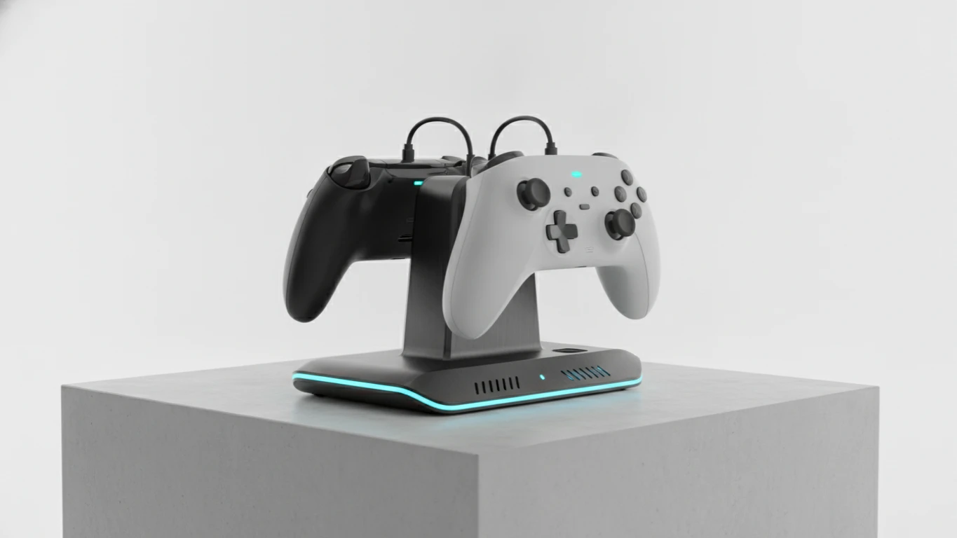 Dual-Controller Charging Station