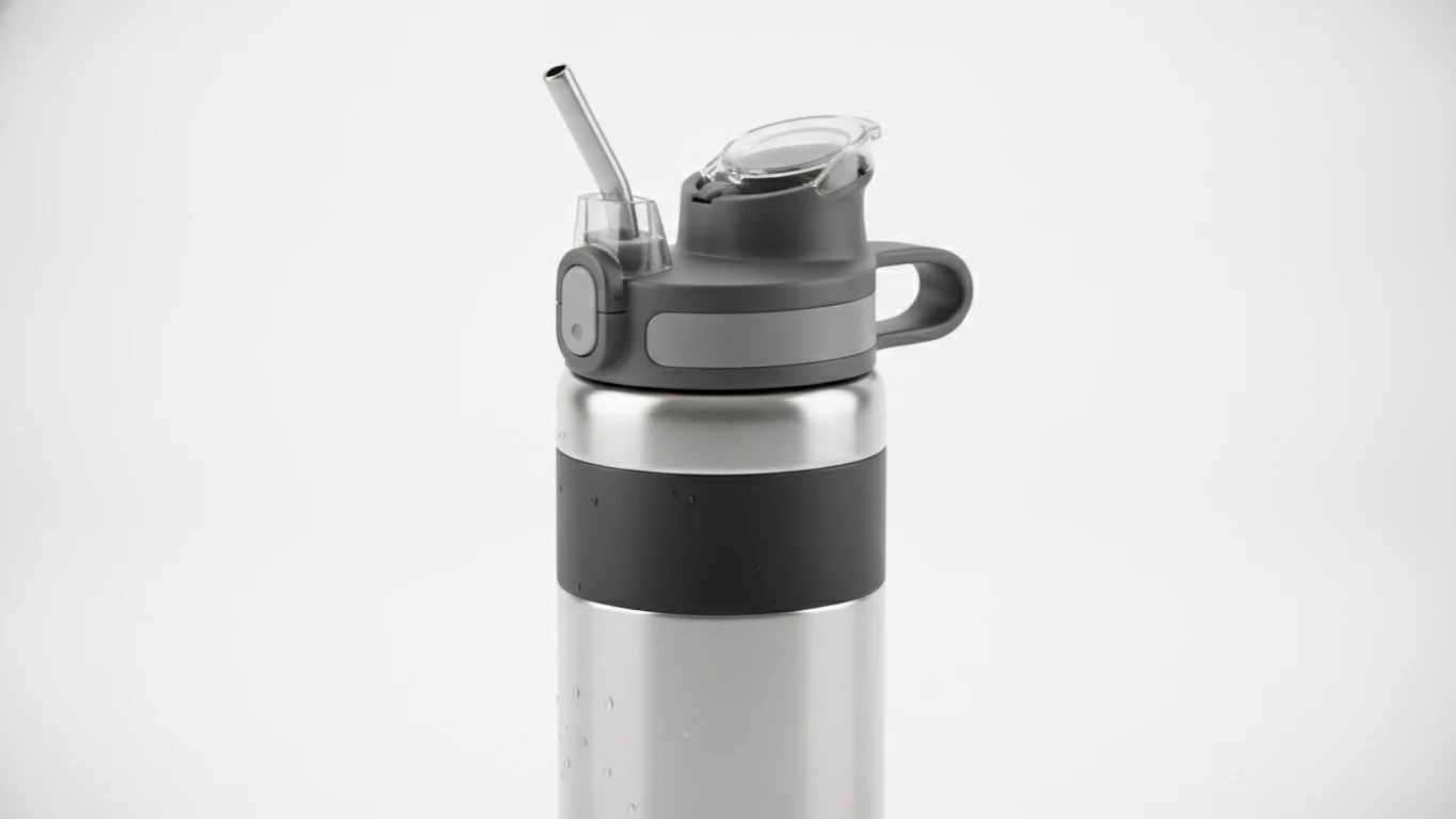 Dual-Sip Insulated Water Bottle