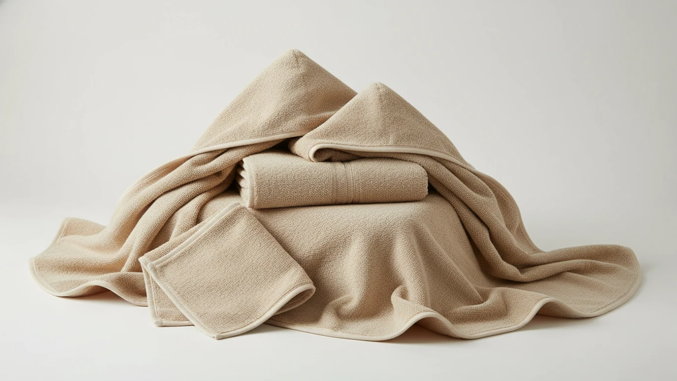 Eco-Friendly Bamboo Hooded Towel Set