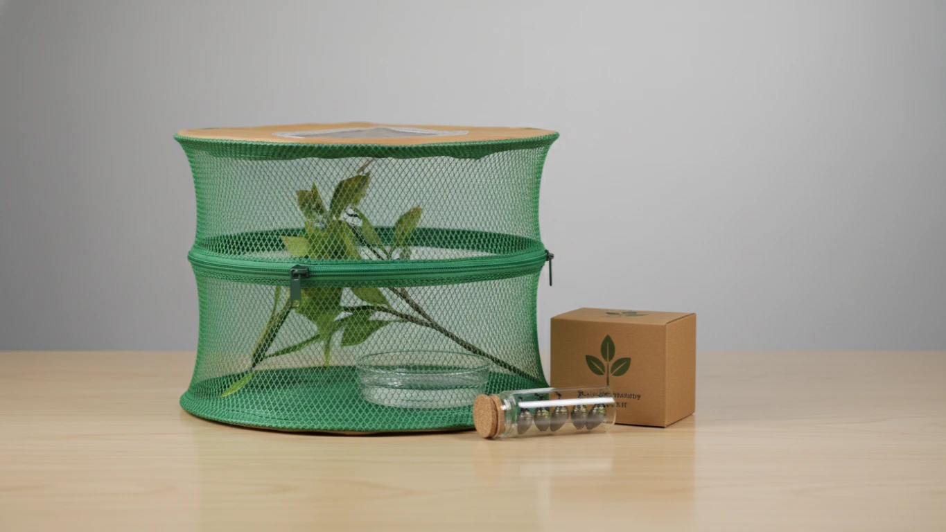 Eco-Friendly Live Butterfly Habitat Kit