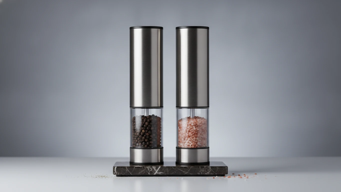 Electric Gravity Spice Mill Set