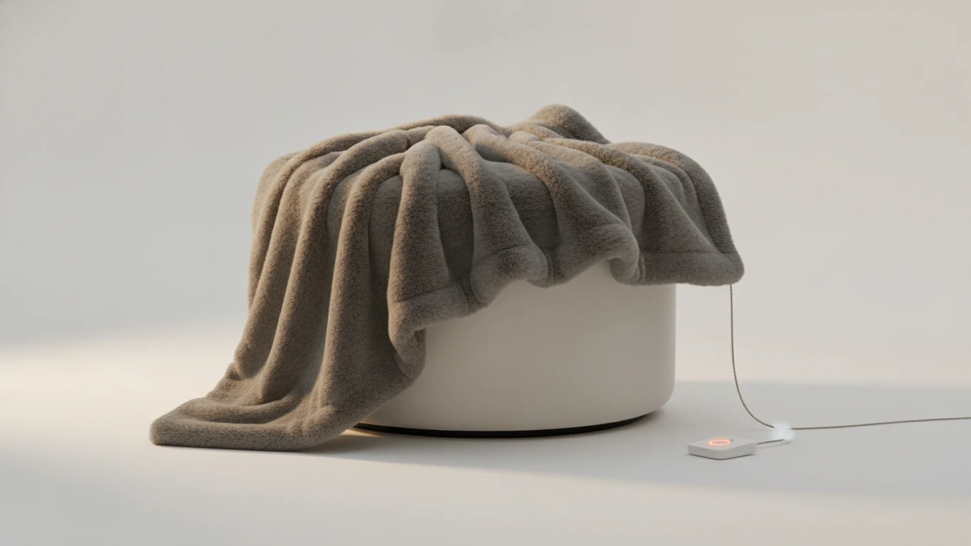 Electric Heated Plush Throw