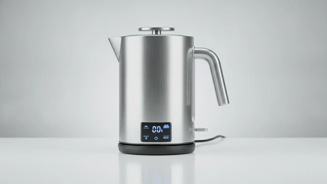 Electric Smart Kettle in Brushed Chrome