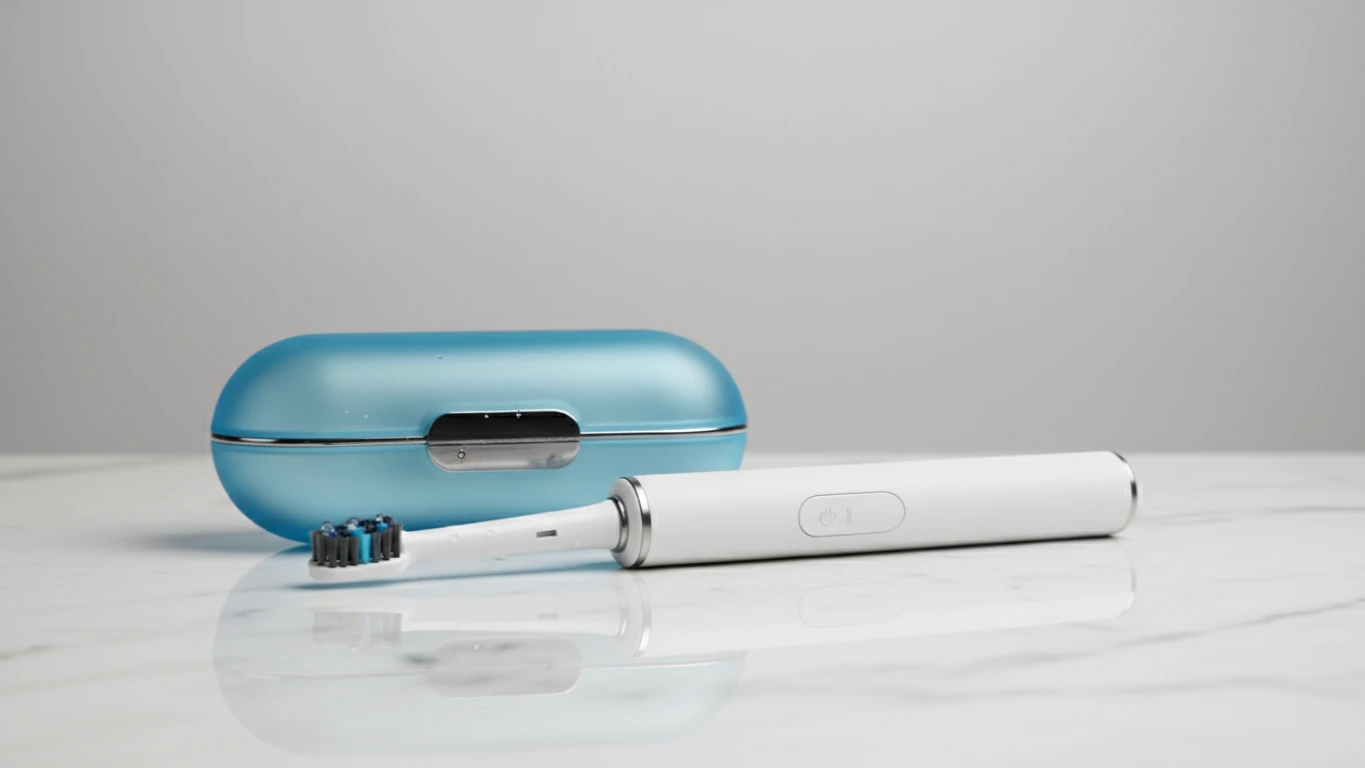 Electric Sonic Toothbrush with Travel Case