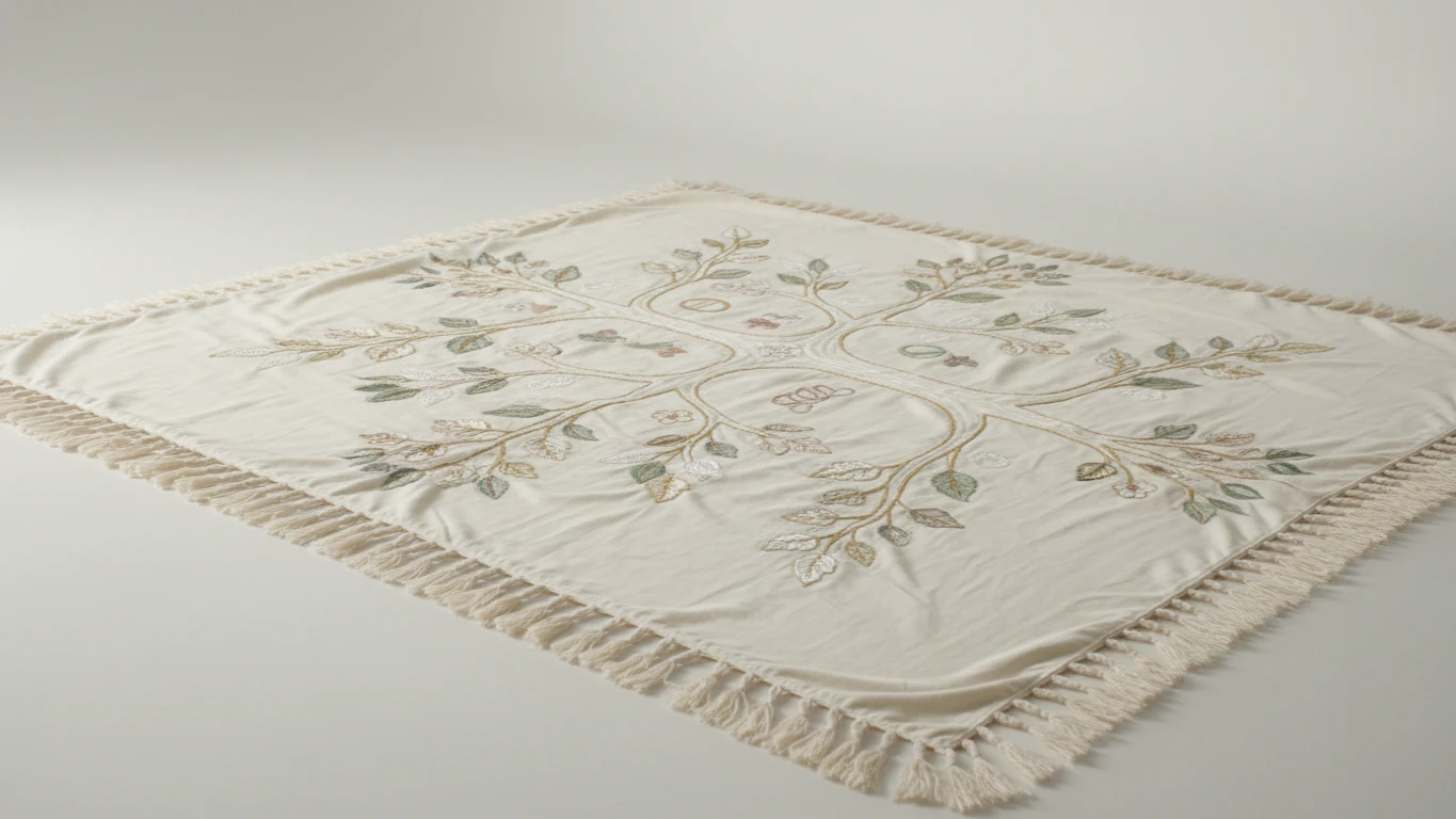 Embroidered Heirloom Keepsake Blanket