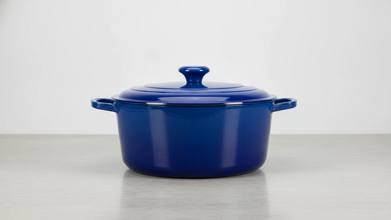 Enamel-Coated Cast Iron Dutch Oven
