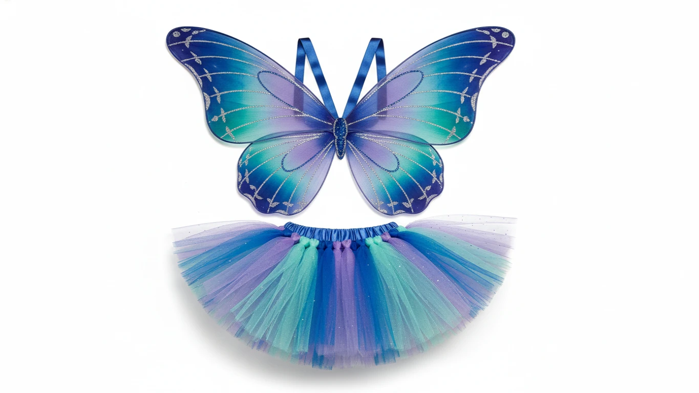 Enchanted Butterfly Wings and Tutu Set