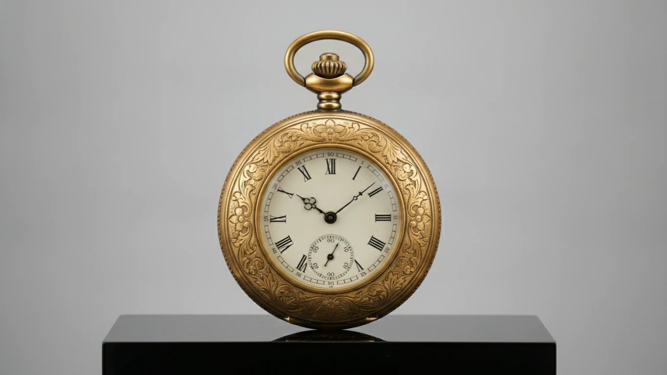 Engraved Classic Pocket Watch
