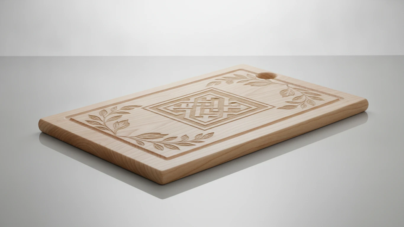 Engraved Solid Maple Charcuterie Board