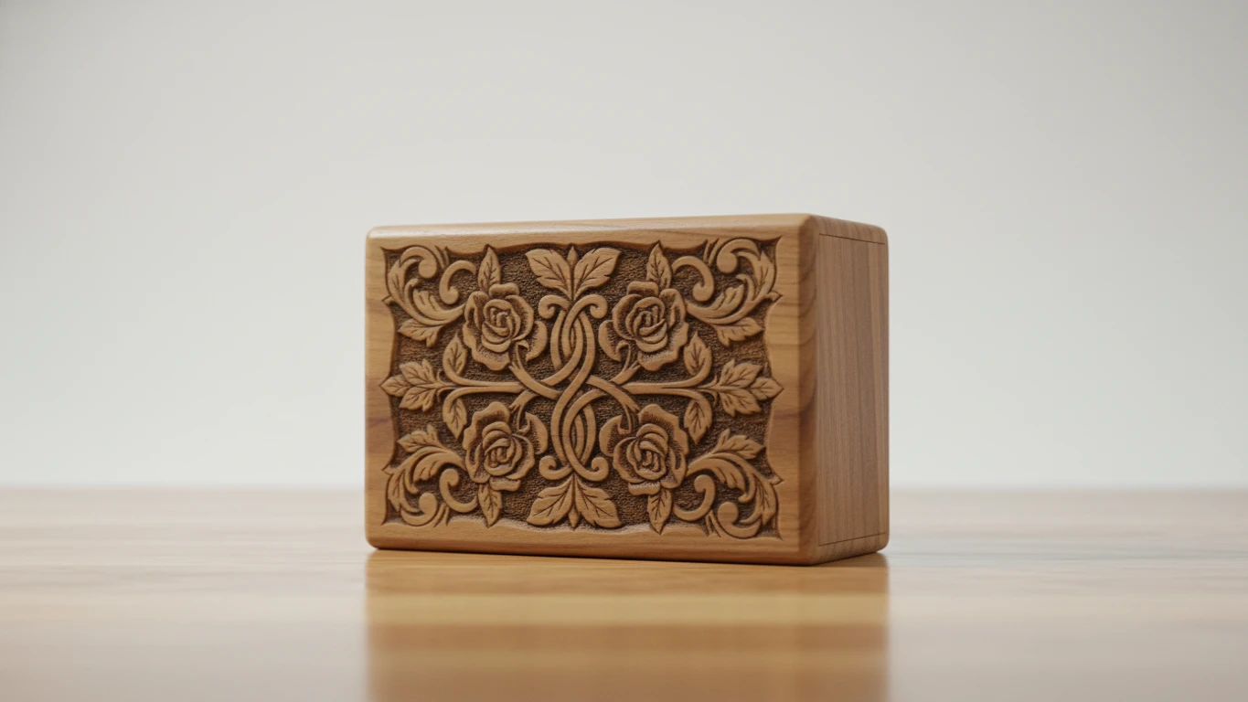 Engraved Wooden Keepsake Block