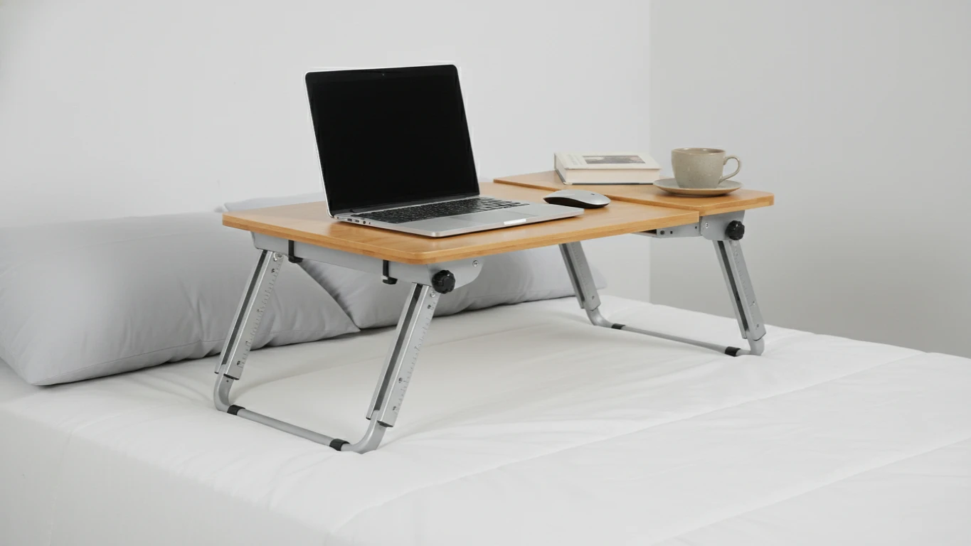 Ergonomic Adjustable Laptop Desk for Bed