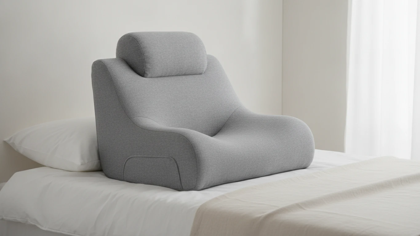 Ergonomic Bed Backrest Reading Pillow