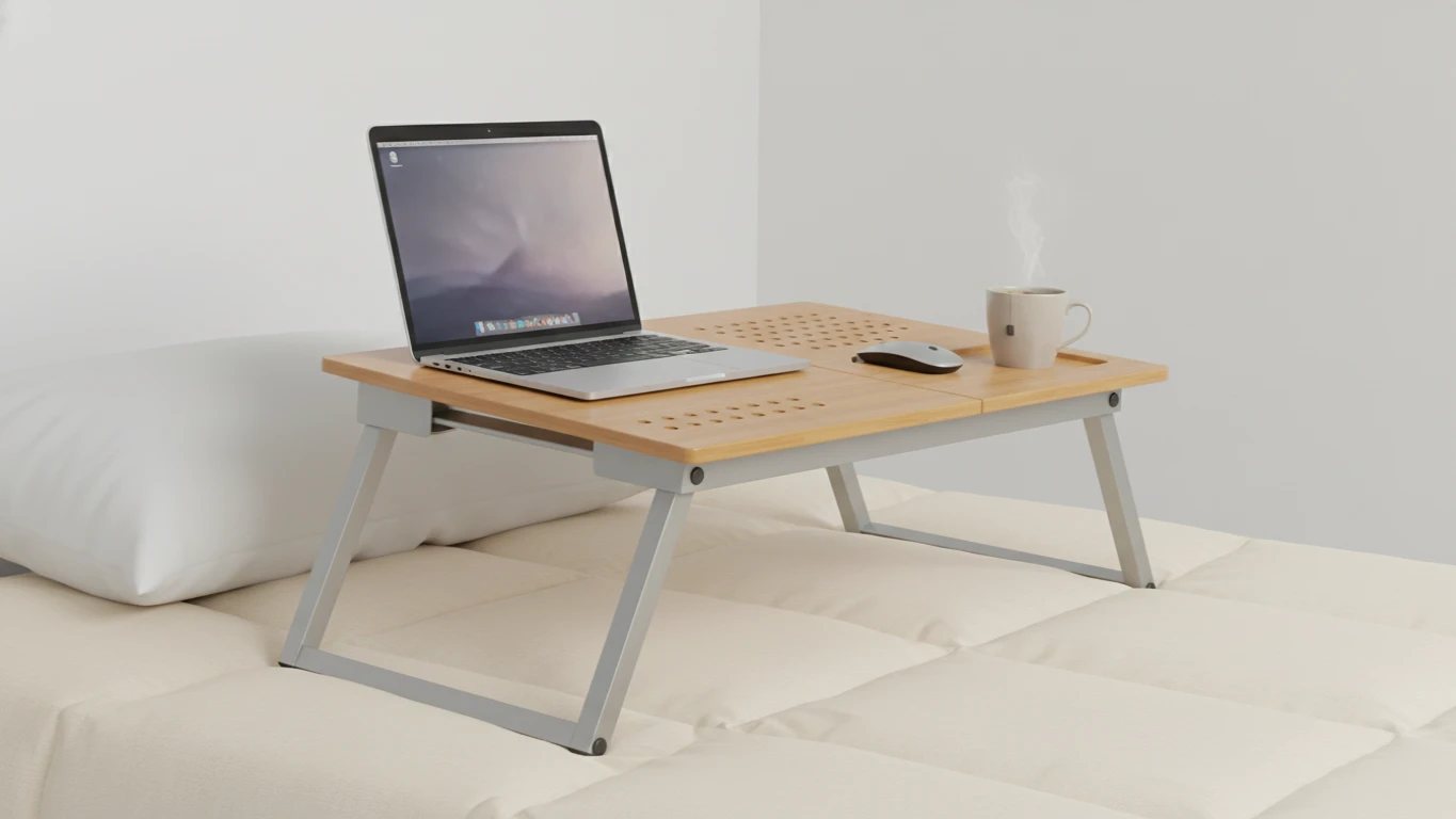 Ergonomic Laptop Desk for Bed
