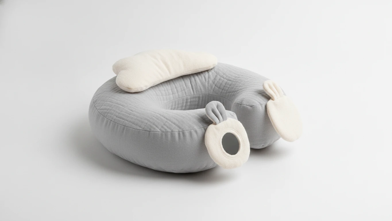 Ergonomic Padded Tummy Time Pillow