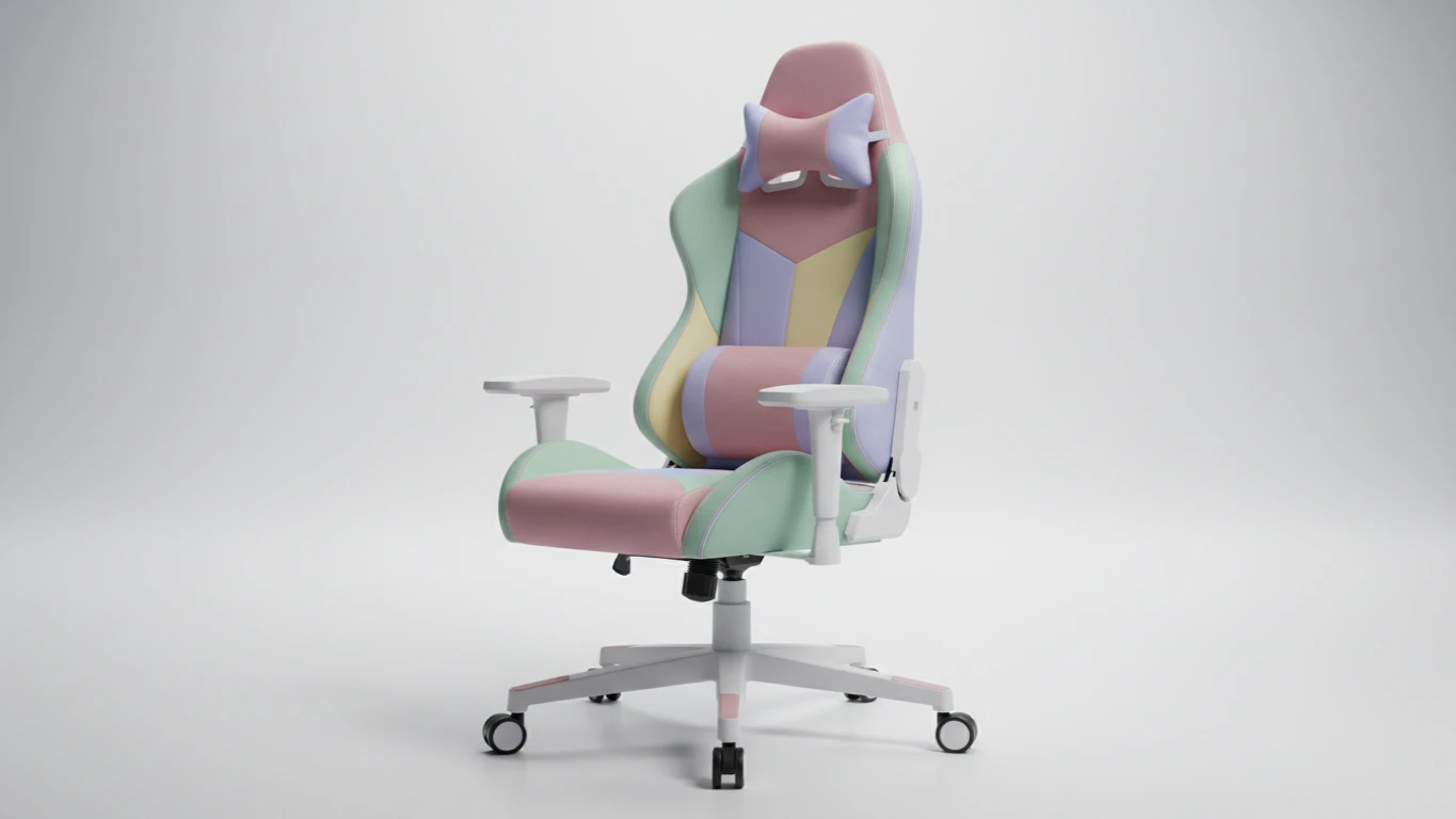 Ergonomic Pastel Gaming Chair