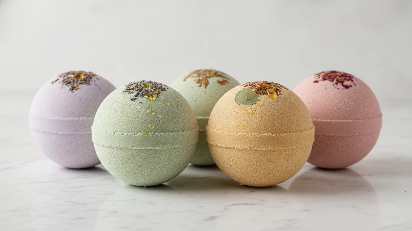 Essential Oil Mineral Bath Bombs