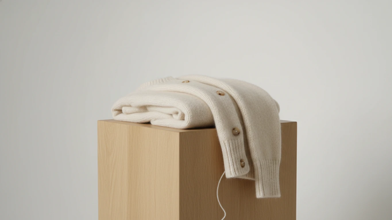 Ethically Sourced Wool and Cashmere Cardigan