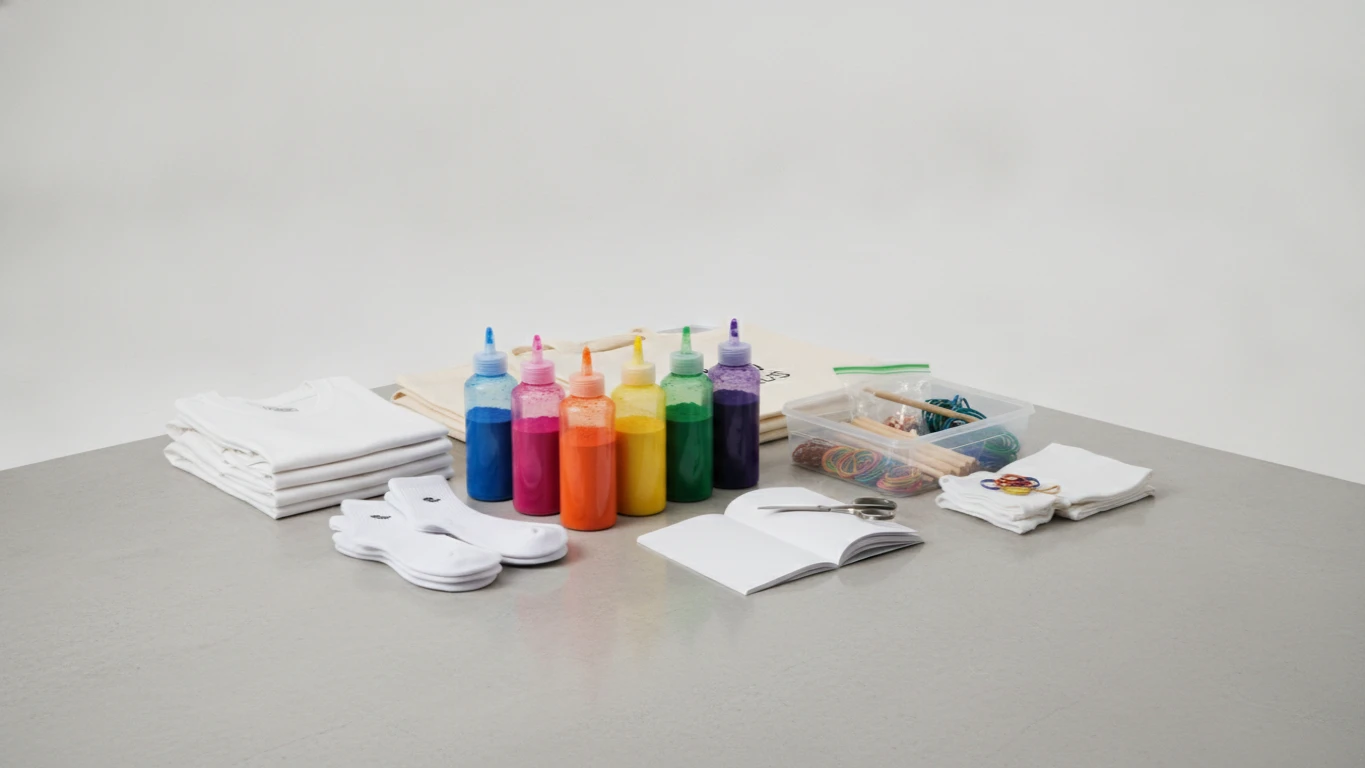 Fabric Dyeing and Tie-Dye Workshop Set
