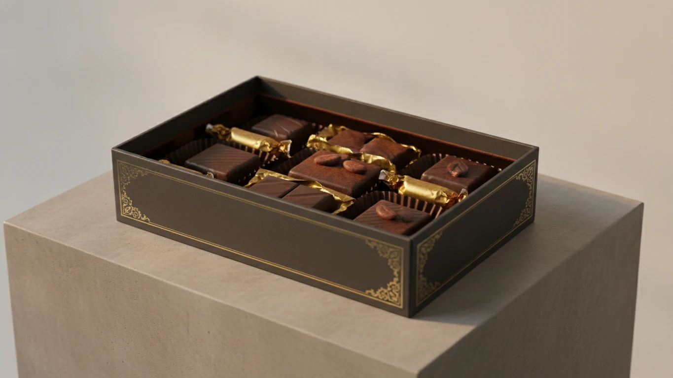Fine Artisanal Dark Chocolate Box