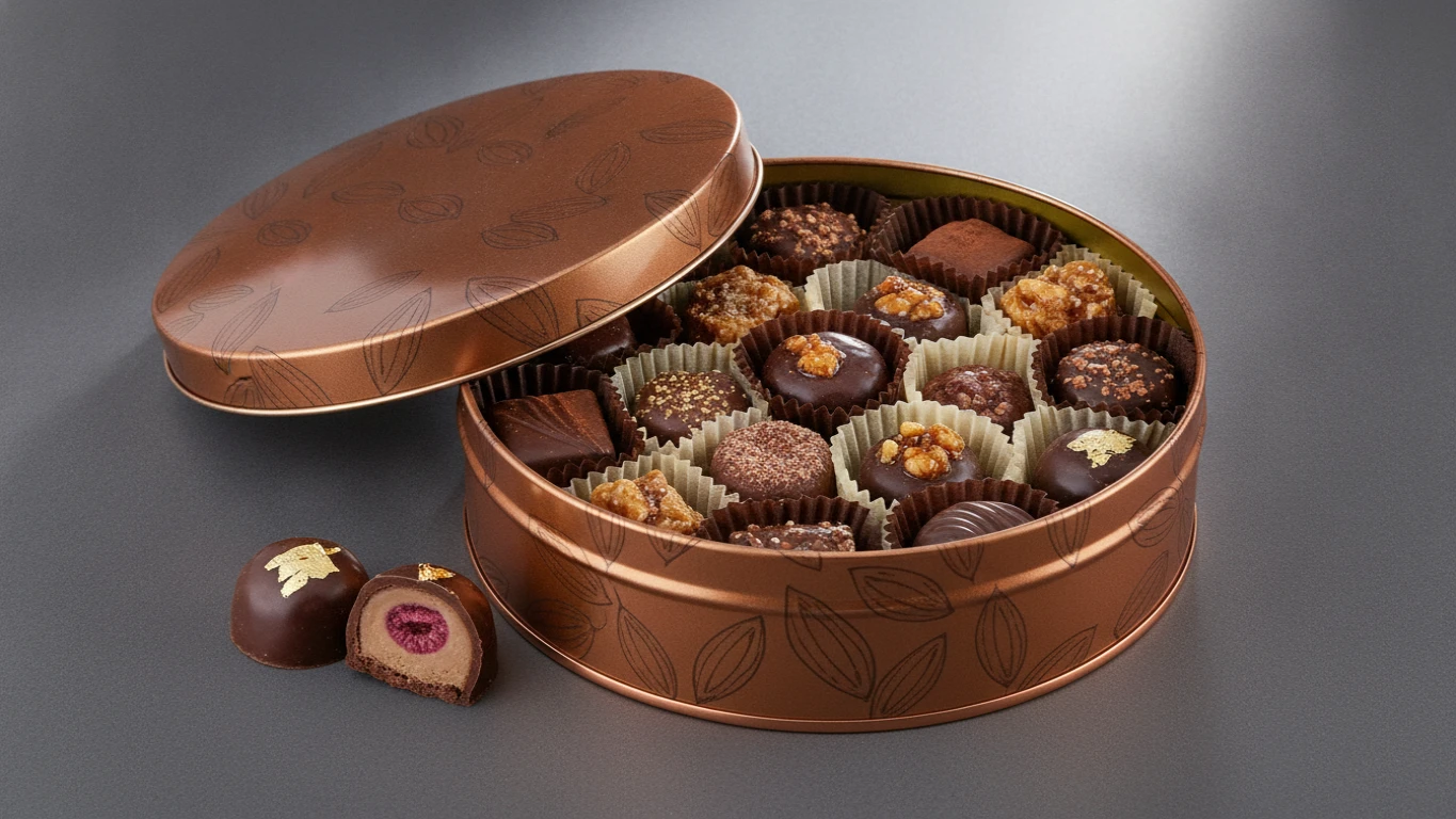 Fine Chocolate Collection in a Keepsake Tin