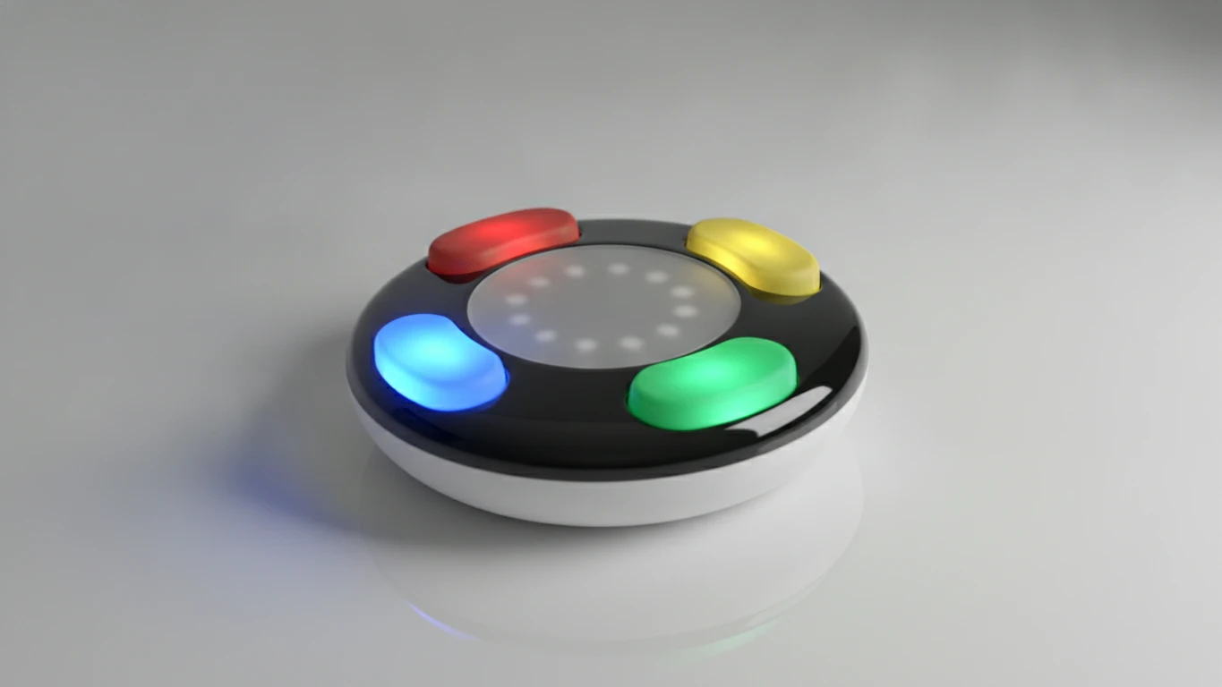 Flashing Electronic Memory Game