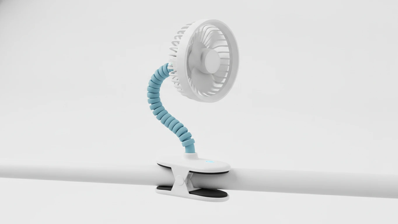 Flexible Clip-On Stroller Fan