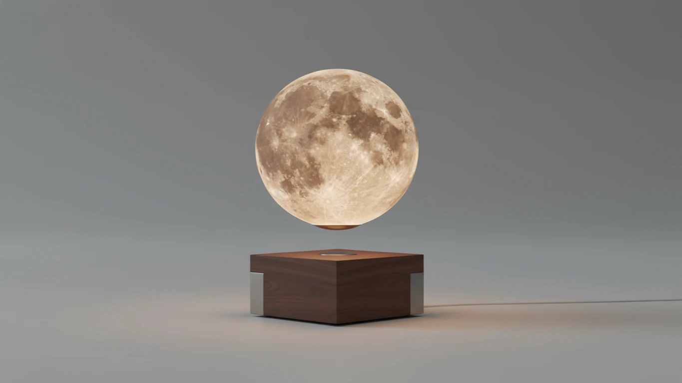 Floating Magnetic Moon Ambient Lamp