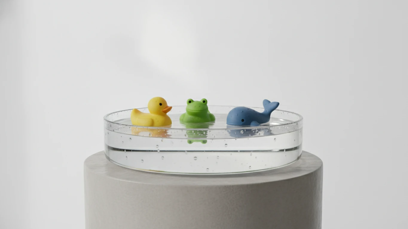 Floating Natural Rubber Bath Set