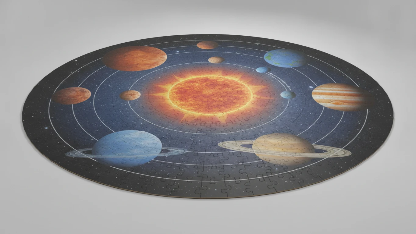 Floor Puzzle of the Solar System